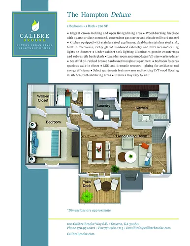Floor plan Hampton Deluxe