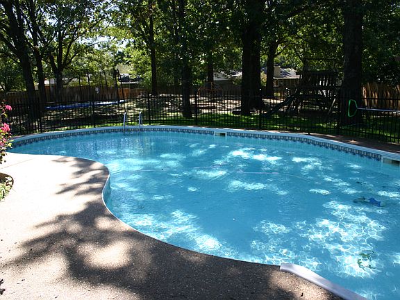 Shaded Pool Area
