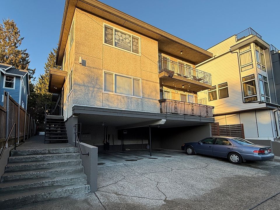 Stairs to the side unit in back