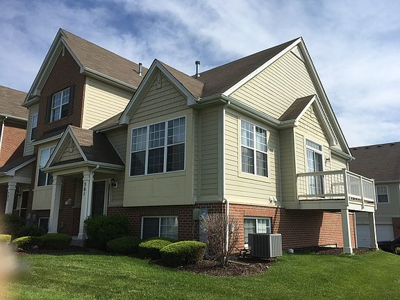 Balcony overlooks pond