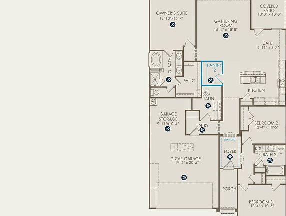 Arlington Floor Plan, Quick Move-In Home, Floor 1