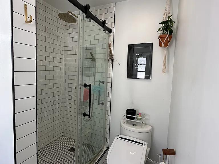 Recently renovated bathroom