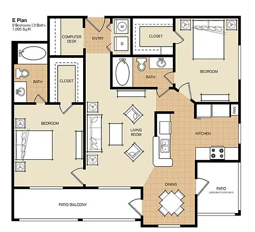 Floor plan E