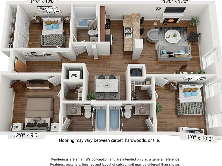 3 Bed 3 Bath Apartment 3 Bed 3 Bath Apartment