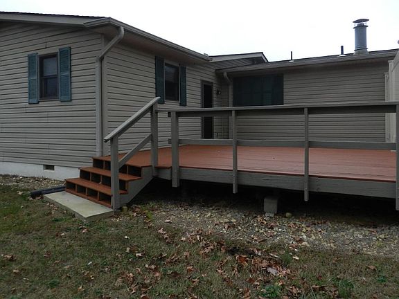 Exterior rear deck