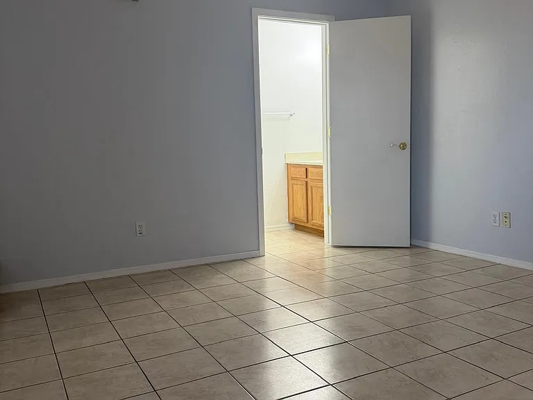 Large living area, with a half bath for convenience.