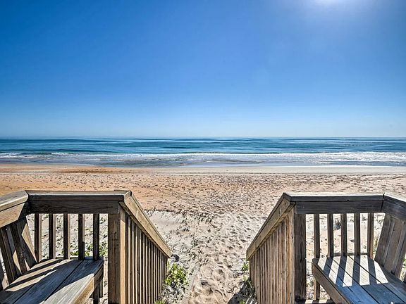 Dock to beach