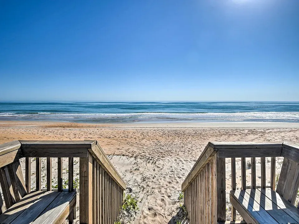 Dock to beach