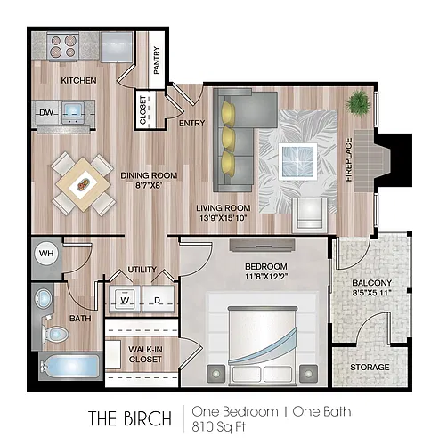 Floor plan The Birch