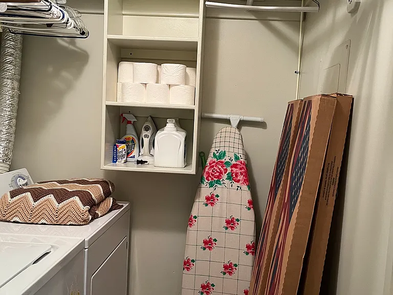 Boxes against wall will be removed.