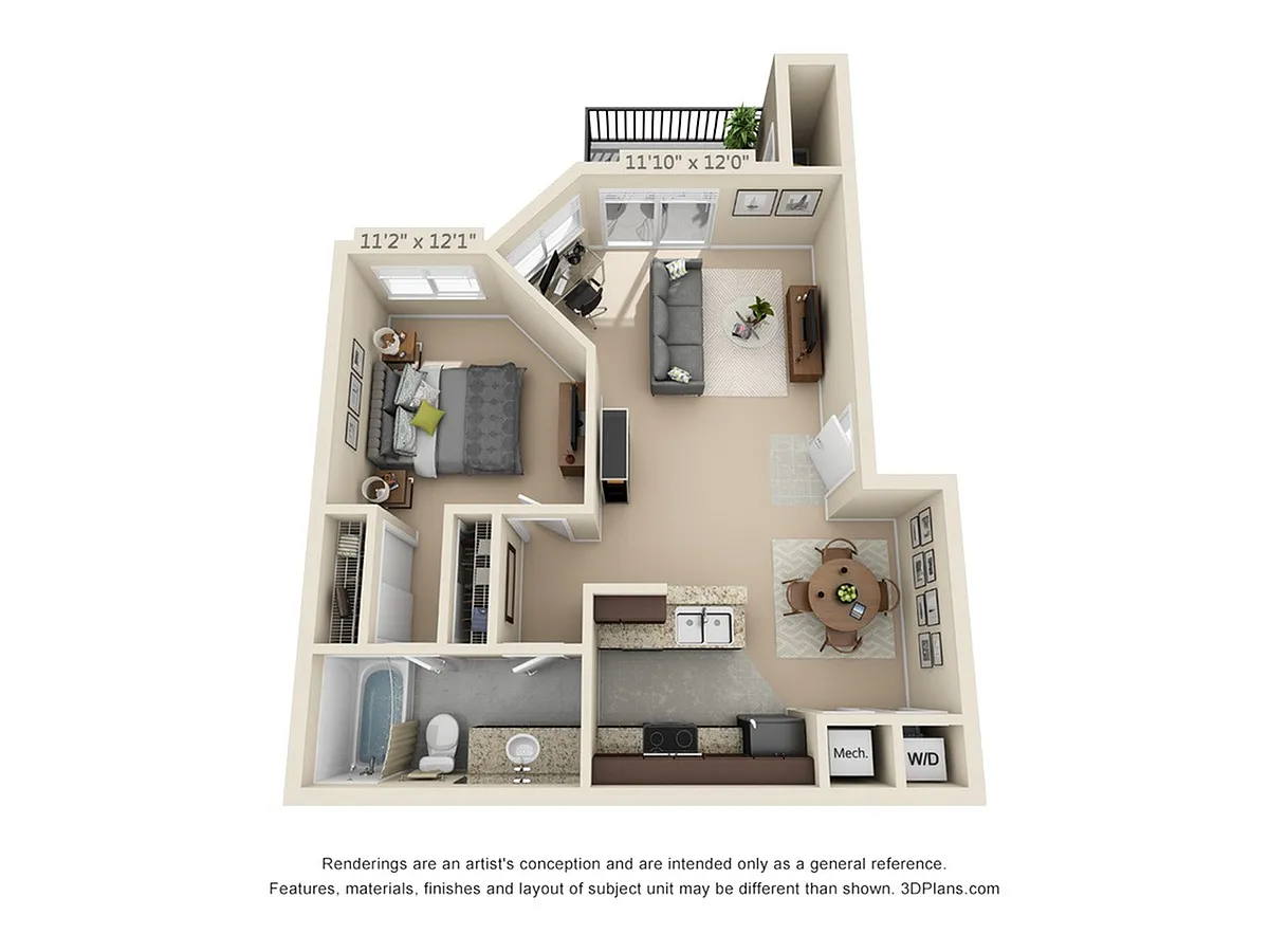 Floor plan A1R
