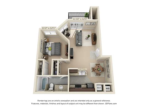 Floor plan A1R