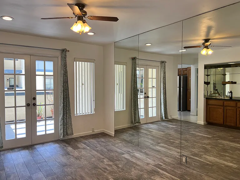 Dining Room with door to balcony