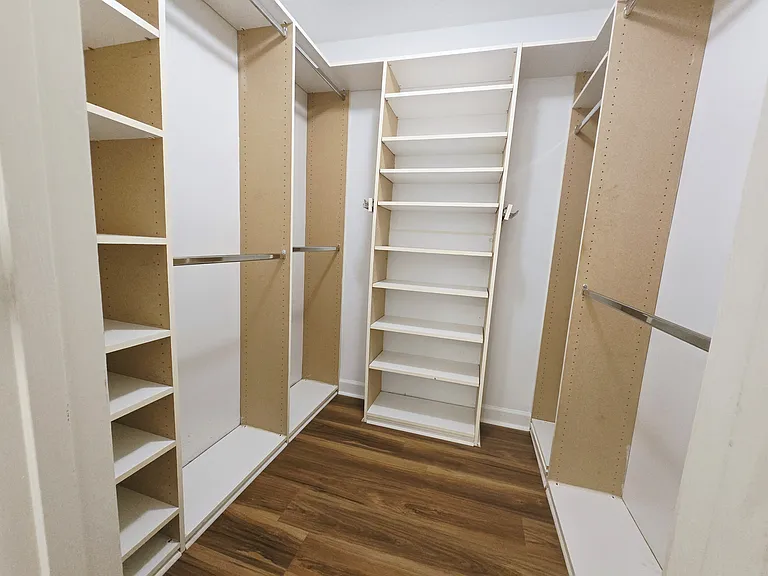 Main bedroom walk in closet