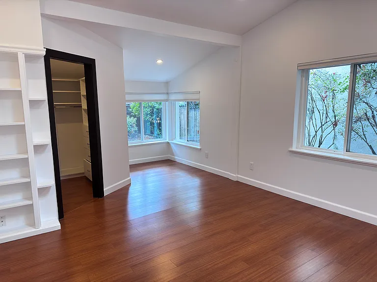 Master Bedroom with walk in closet.