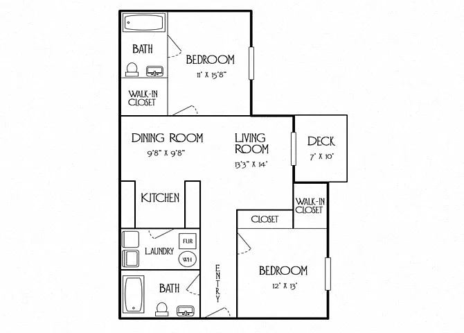 Floor plan Classic Collection: Johnson