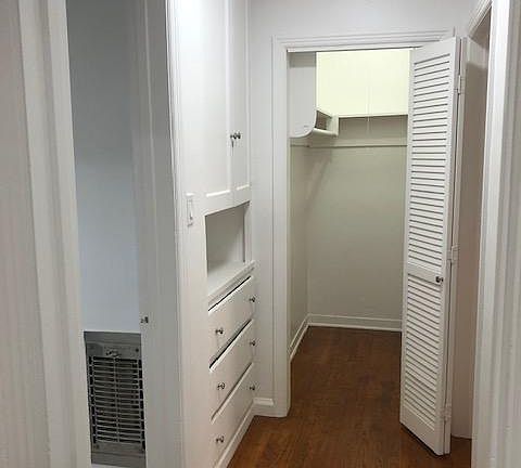 (left to right) bathroom, closet, bedroom