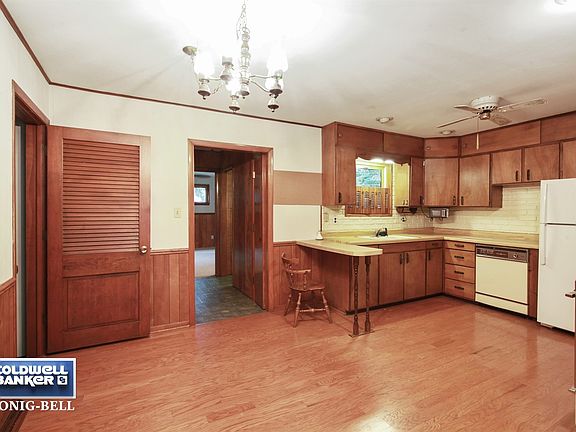 Kitchen with Exposed Brick Wall