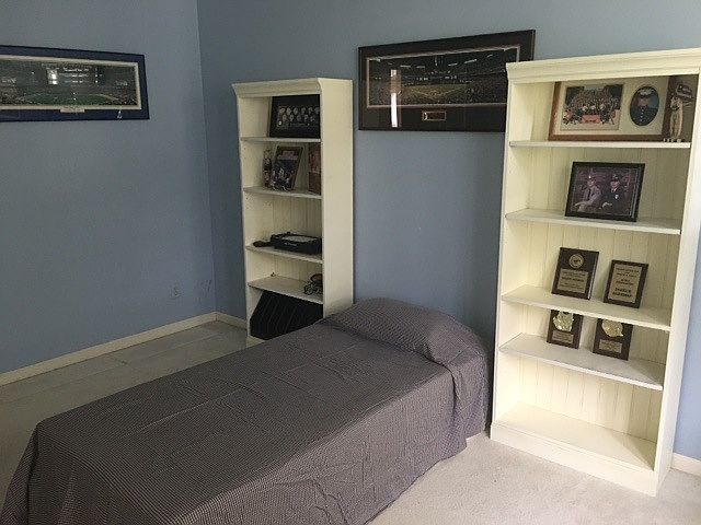 Third bedroom or office with adjacent bathroom