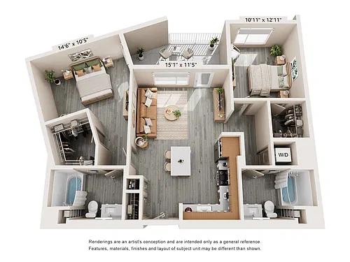 Floor plan B3