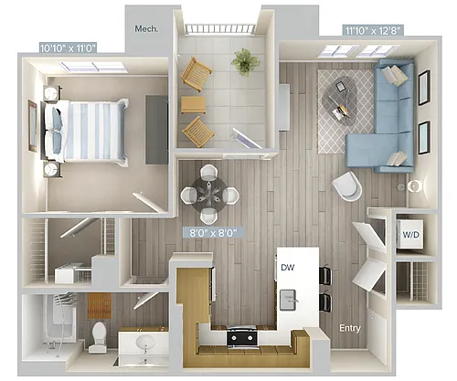 Floor plan A1-739-1