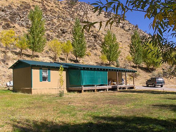 House with sun shade