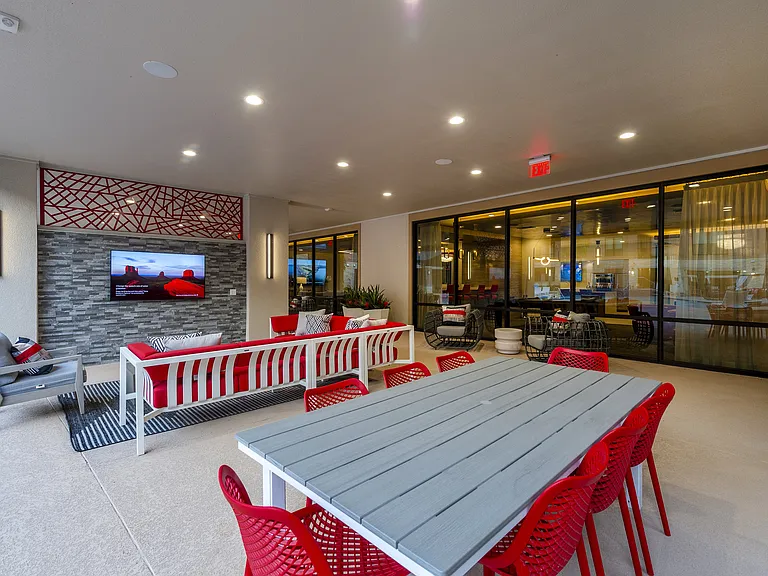 Outdoor veranda
