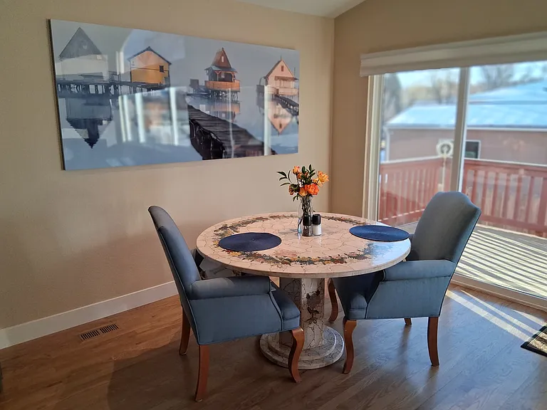 Sunny breakfast nook