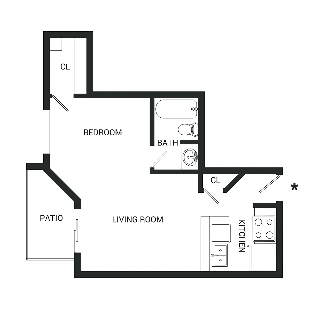 Floor plan Hickory