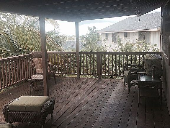 View of large deck 