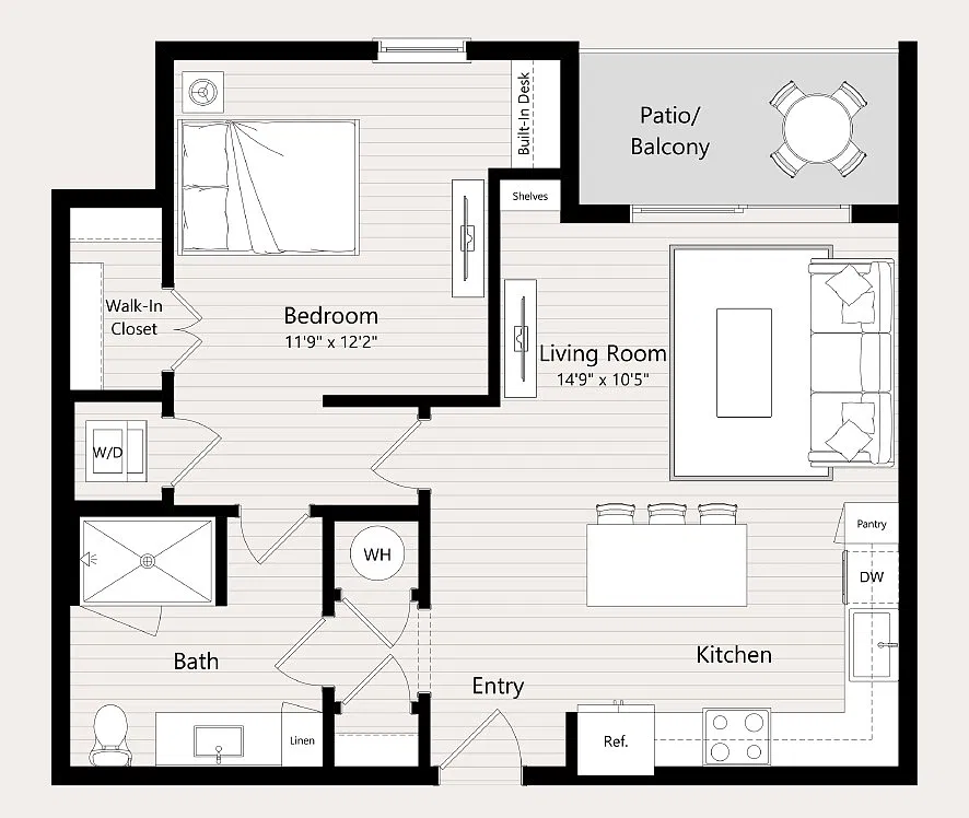 Floor plan A18