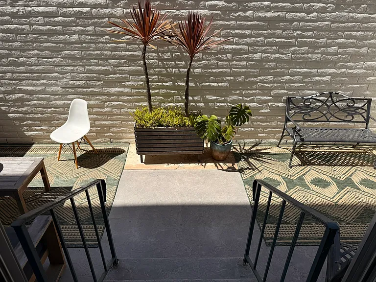Sunny patio