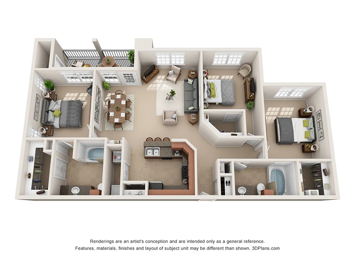Floor plan Paradise Key