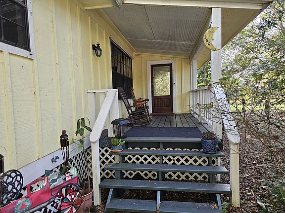 Entry door, front porch.