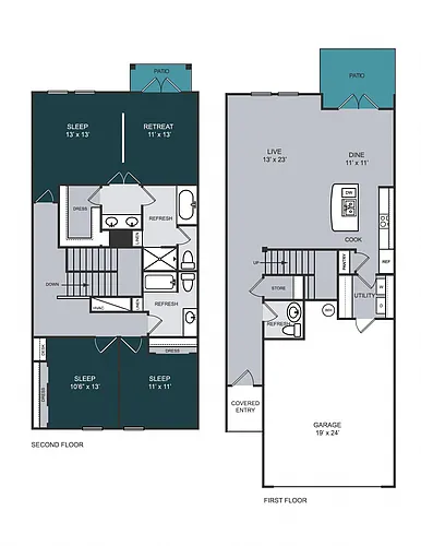 Floor plan The Mesquite