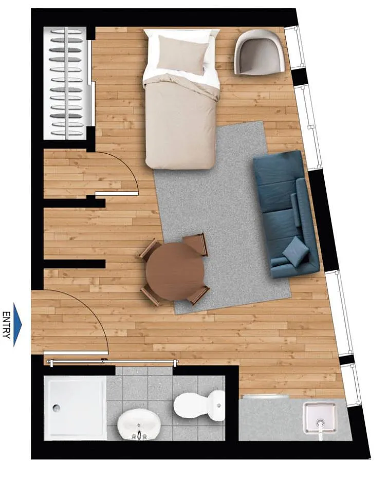 Floor plan Pink