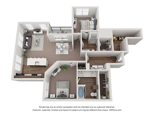 Floor plan Windward