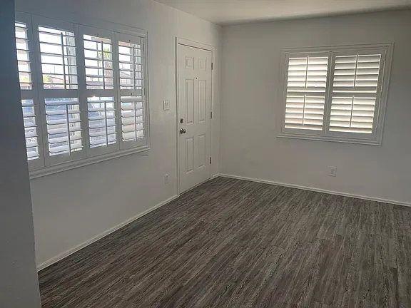 Unfurnished apartment interior — apartment 16 at Foothills Villas.