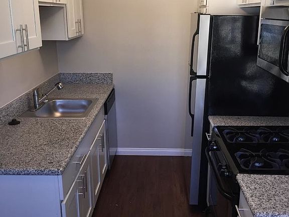 Modern cabinets in kitchen