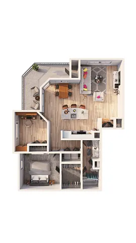 Floor plan A1D