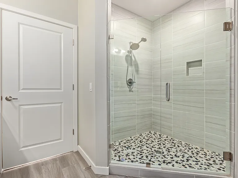 Lovely large master shower