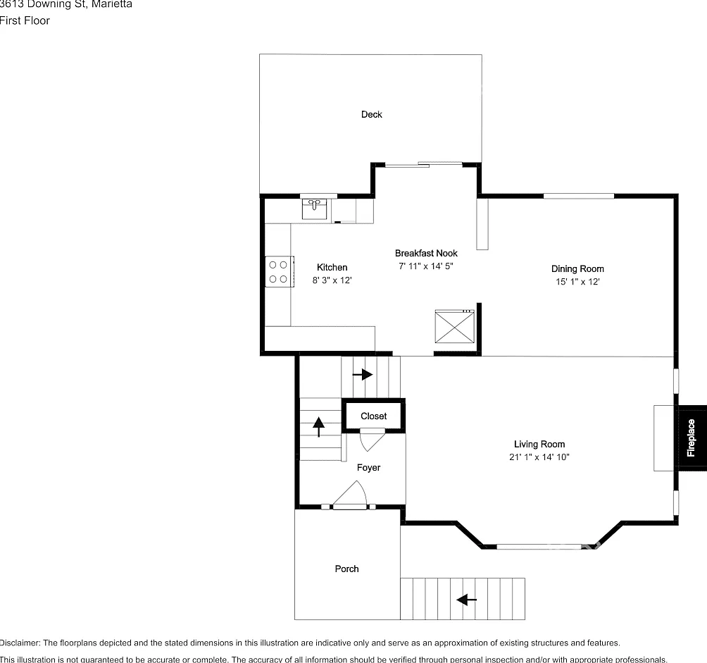 3613 Downing St Marietta, GA 30066 — Photo 3