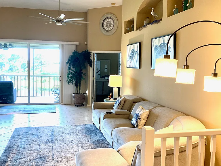Light, contemporary living room
