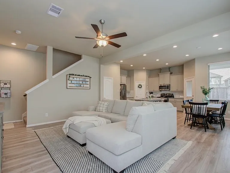 Open concept living space