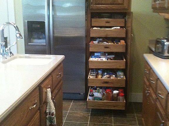 Built-in pantry