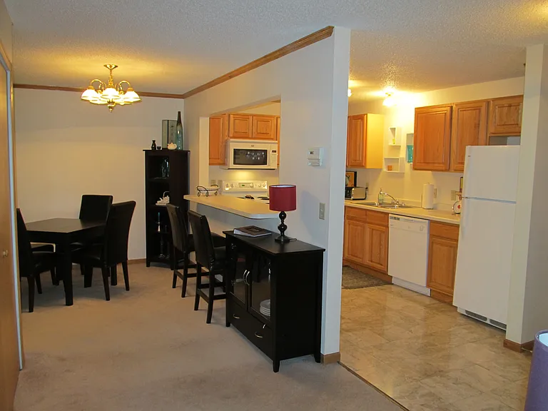 Huge kitchen with breakfast bar