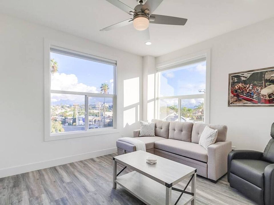 Living room with a sleeping sofa