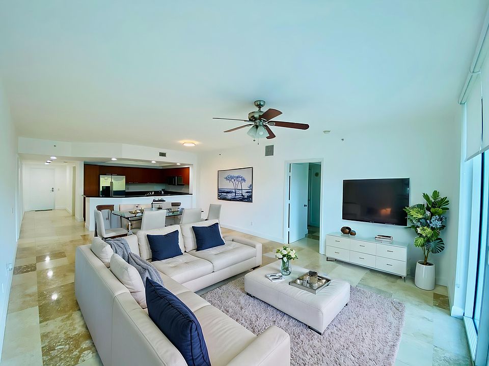 Virtually Staged living room & dining room