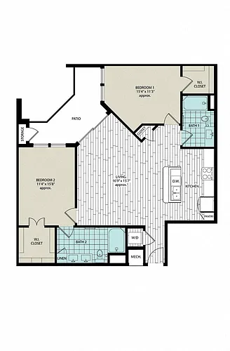 Floor plan B3