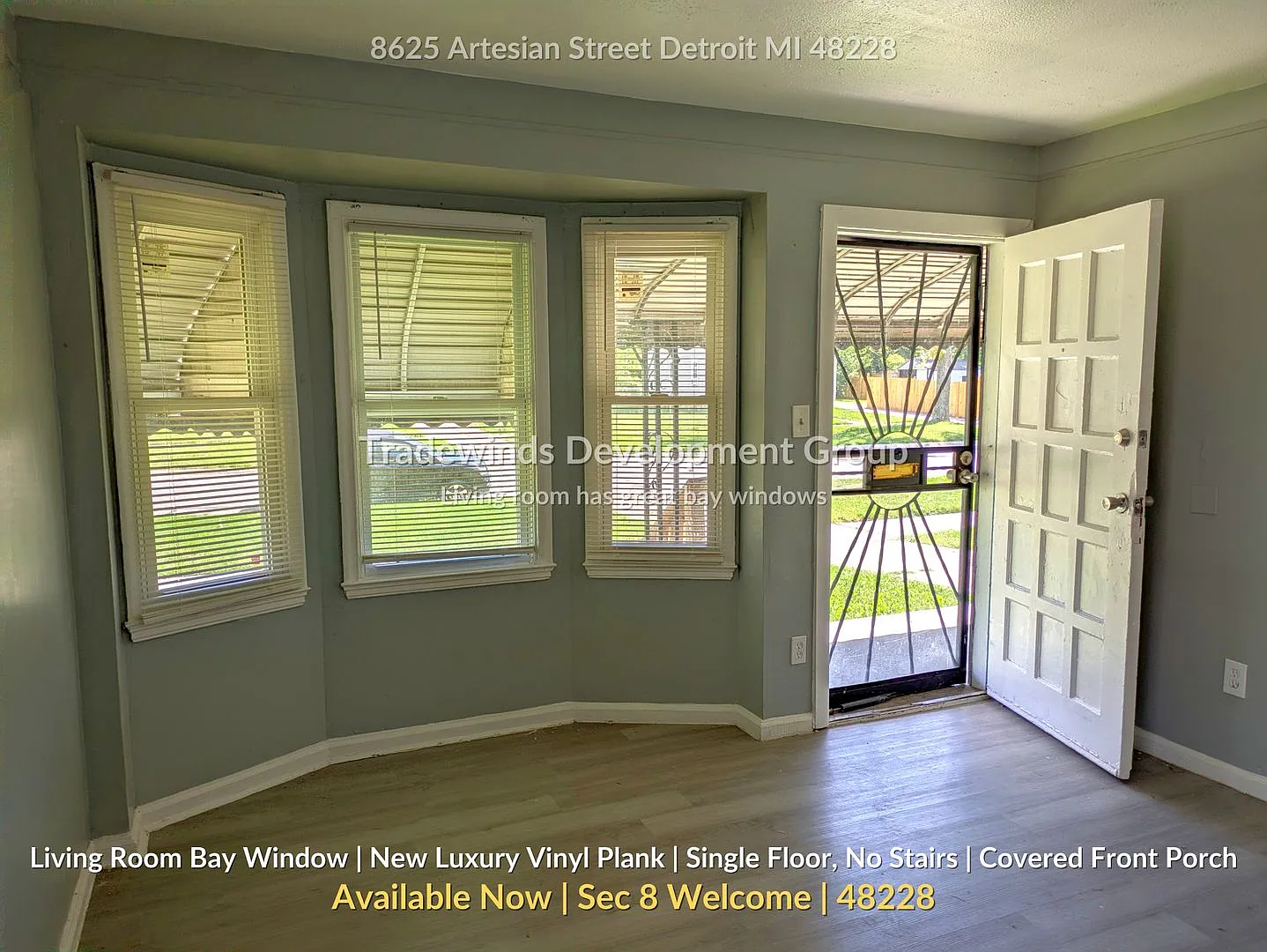8625 Artesian St is a 3-bedroom brick bungalow for rent in Detroit's Warrendale neighborhood for ... — Photo 2